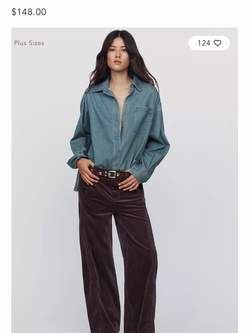 Pilcro Teal Blue Denim Shirt Jacket
